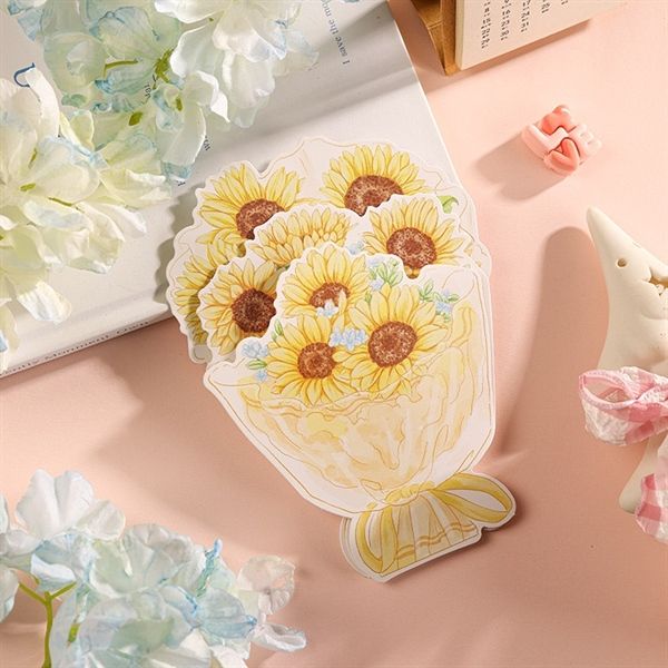  Thiệp bó hoa layer 3 lớp 