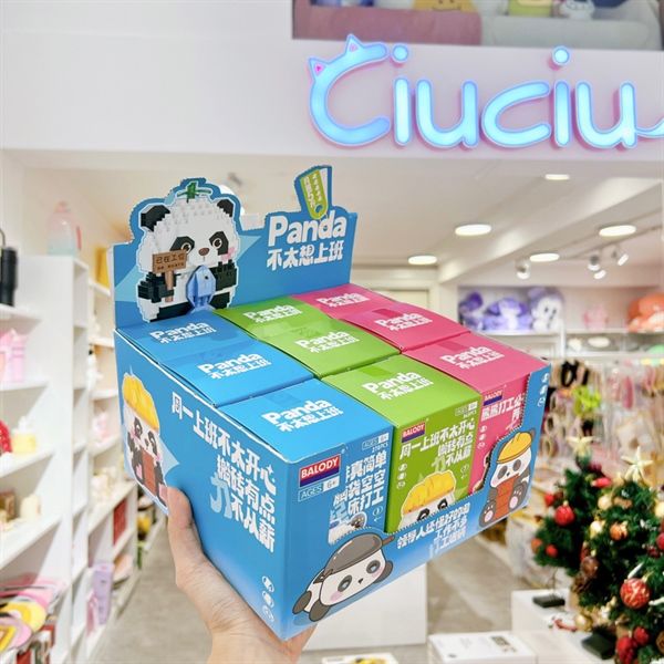  Xếp hình blind box Panda 