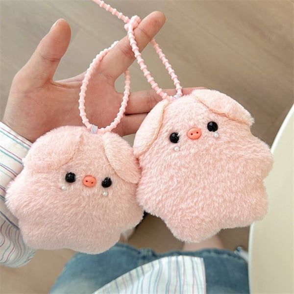  Móc khoá heo bông má ngọc 