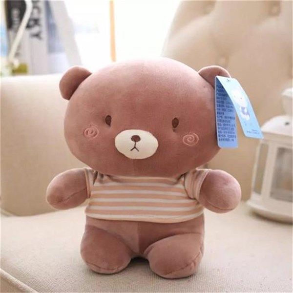  Gấu bông áo kẻ mini 23cm 