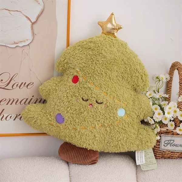  Gấu bông Giáng Sinh xù dẹt 