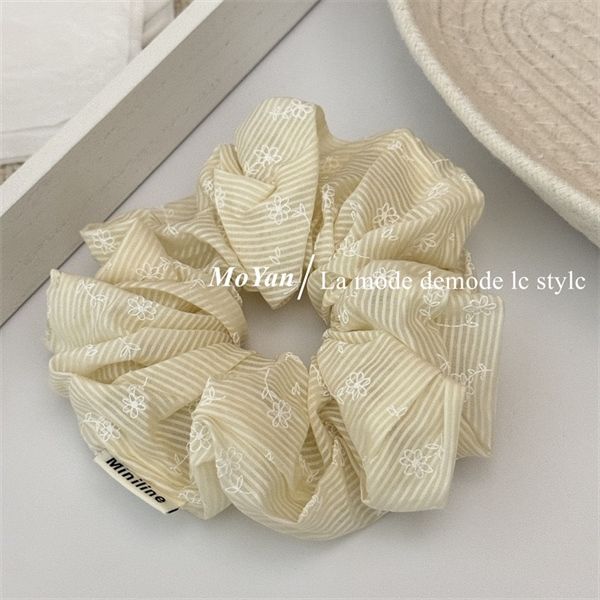  Scrunchies hoa nhí sọc ngang 