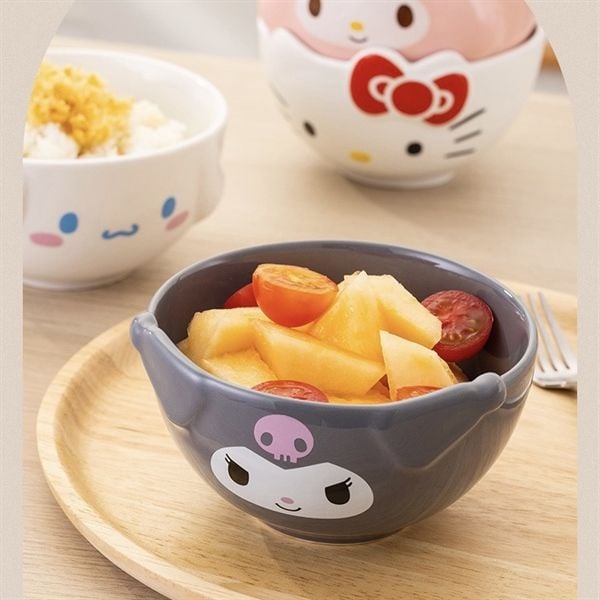  Bát sứ Kuromi 3D 12,6cm 