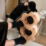  Dép bông cún lè lưỡi 