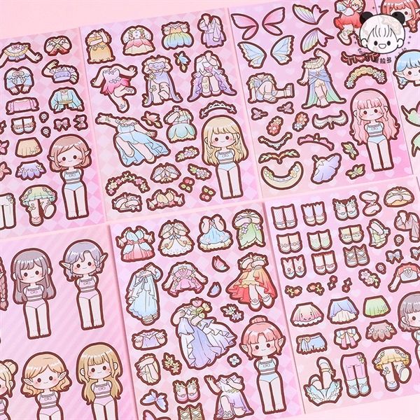  Sticker stylist Fairy Princess 12 tờ 