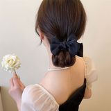  Kẹp càng cua nơ ánh nhũ 