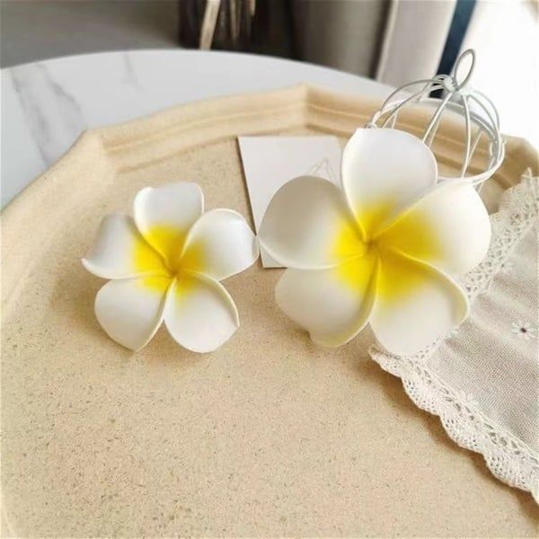  Kẹp hoa sứ xốp ombre vàng 