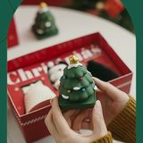  Set 3 nến thơm Giáng Sinh hộp quà đỏ 