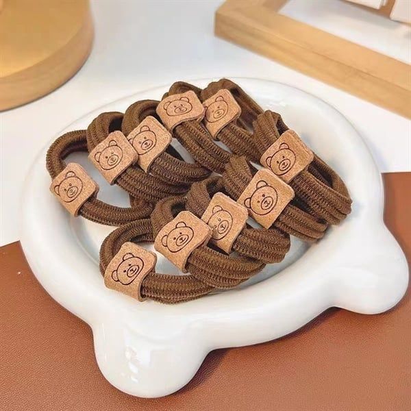  Set 10 chun vải gấu da 