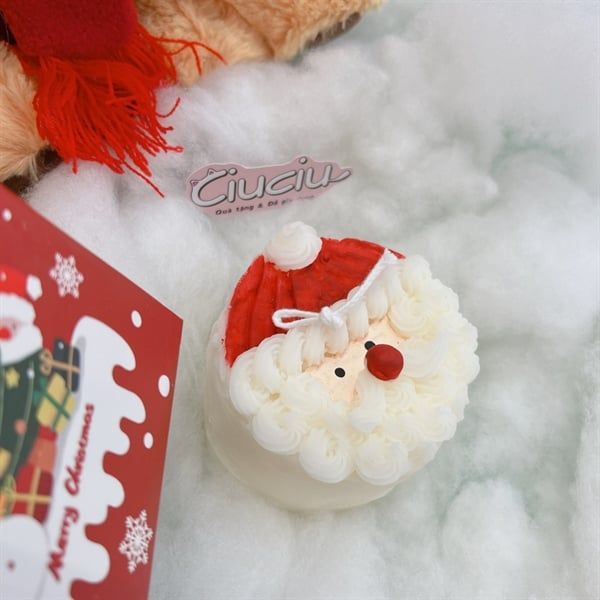  Nến thơm Giáng Sinh ông già Noel 8,5cm 