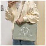  Túi đựng ipad / laptop đeo chéo Mèo xanh 