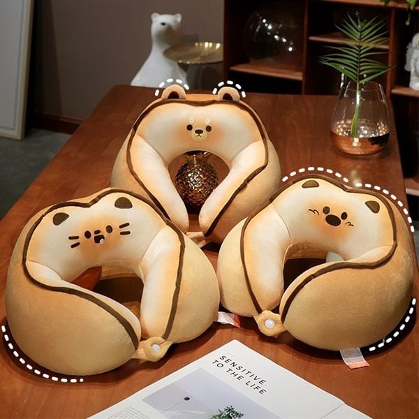  Gối cổ thú bánh nướng kê gáy 