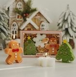  Set 3 nến thơm Giáng Sinh nắp trong 