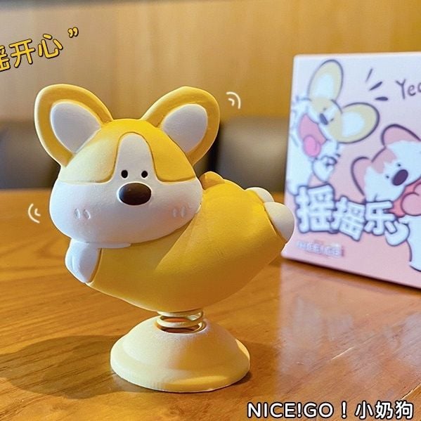  Mô hình cún nhảy lò xo 