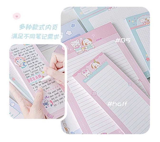  Tập giấy TuTu&ByeBye + sticker 