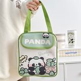  Túi đựng cơm giữ nhiệt panda xanh lá 