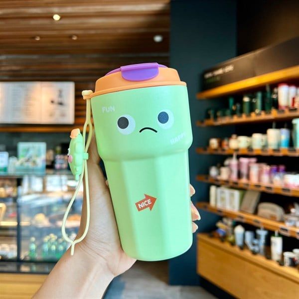  Cốc giữ nhiệt Emoji 400ml 