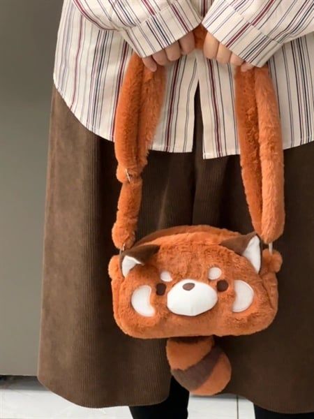  Túi bông gấu trúc đỏ 