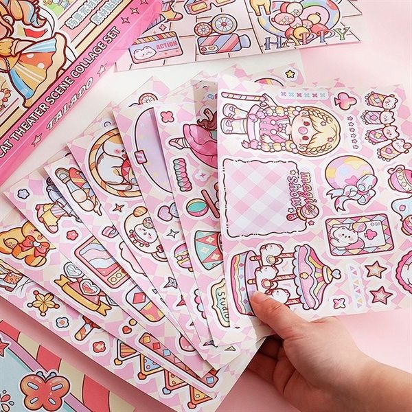  Box sticker Telado 15 tờ Cat Theater 