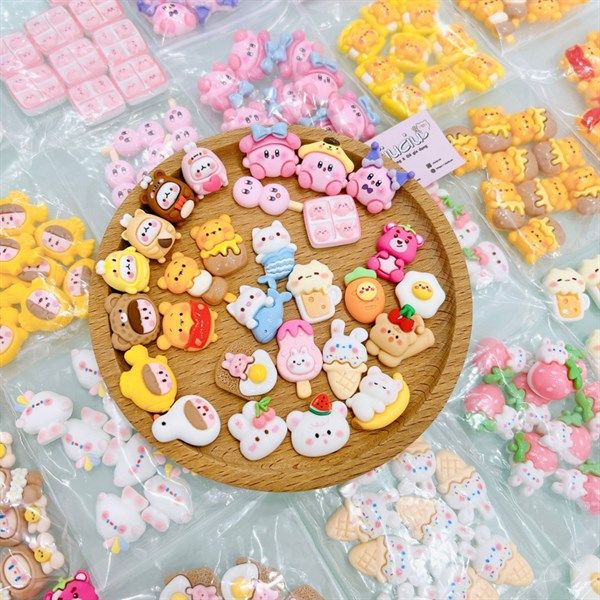  Charm sticker 3D thỏ cosplay 