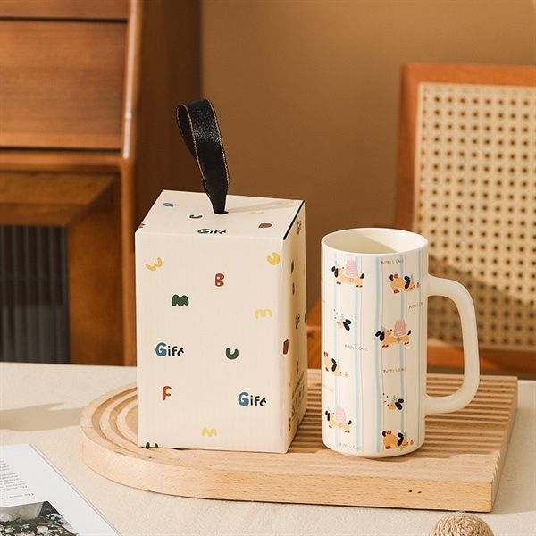  Cốc cún dáng dài 500ml 
