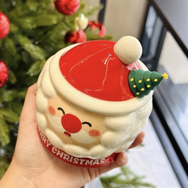  Cốc ông già Noel thìa cây 450ml 