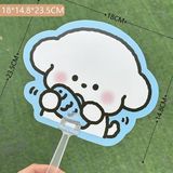  Quạt thú cầm tay thú màu sắc 