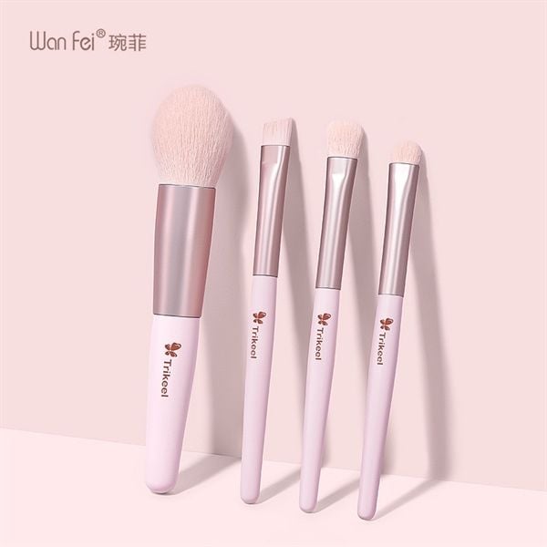  Set 4 cọ trang điểm các đầu Trikeel 