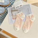  Tất Xieohesi gân hoạ tiết 