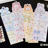  Sticker bìa thú cosplay lấp lánh 