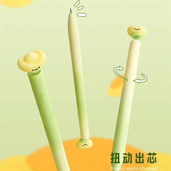  Set 4 bút thỏi vàng lò xo Lopet 