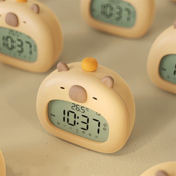  Đồng hồ đèn ngủ Capybara 