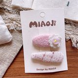 Set 2 kẹp vintage hồng MiaoJi 
