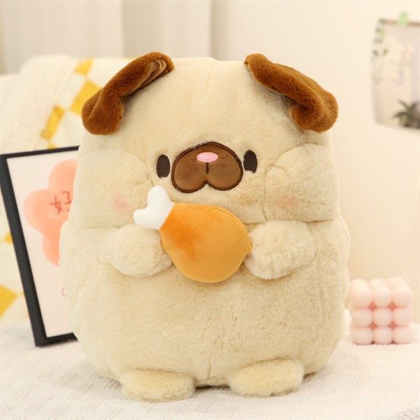  Pug bông gặm đùi gà 30cm 