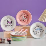  Đĩa sứ Sanrio in nổi 17cm 