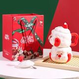  Cốc ông già Noel thìa mũ 