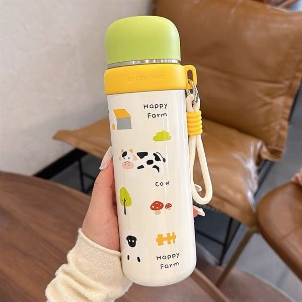  Bình giữ nhiệt Happy Farm 500ml 