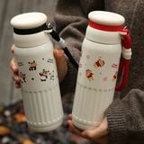  Bình giữ nhiệt ống hút Shinchan 530ml 