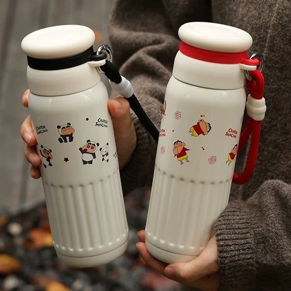  Bình giữ nhiệt ống hút Shinchan 530ml 