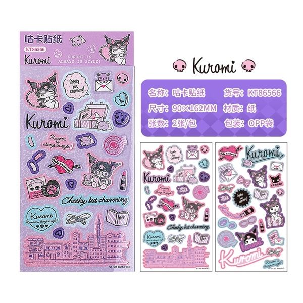  Sticker Sanrio ánh nhũ 