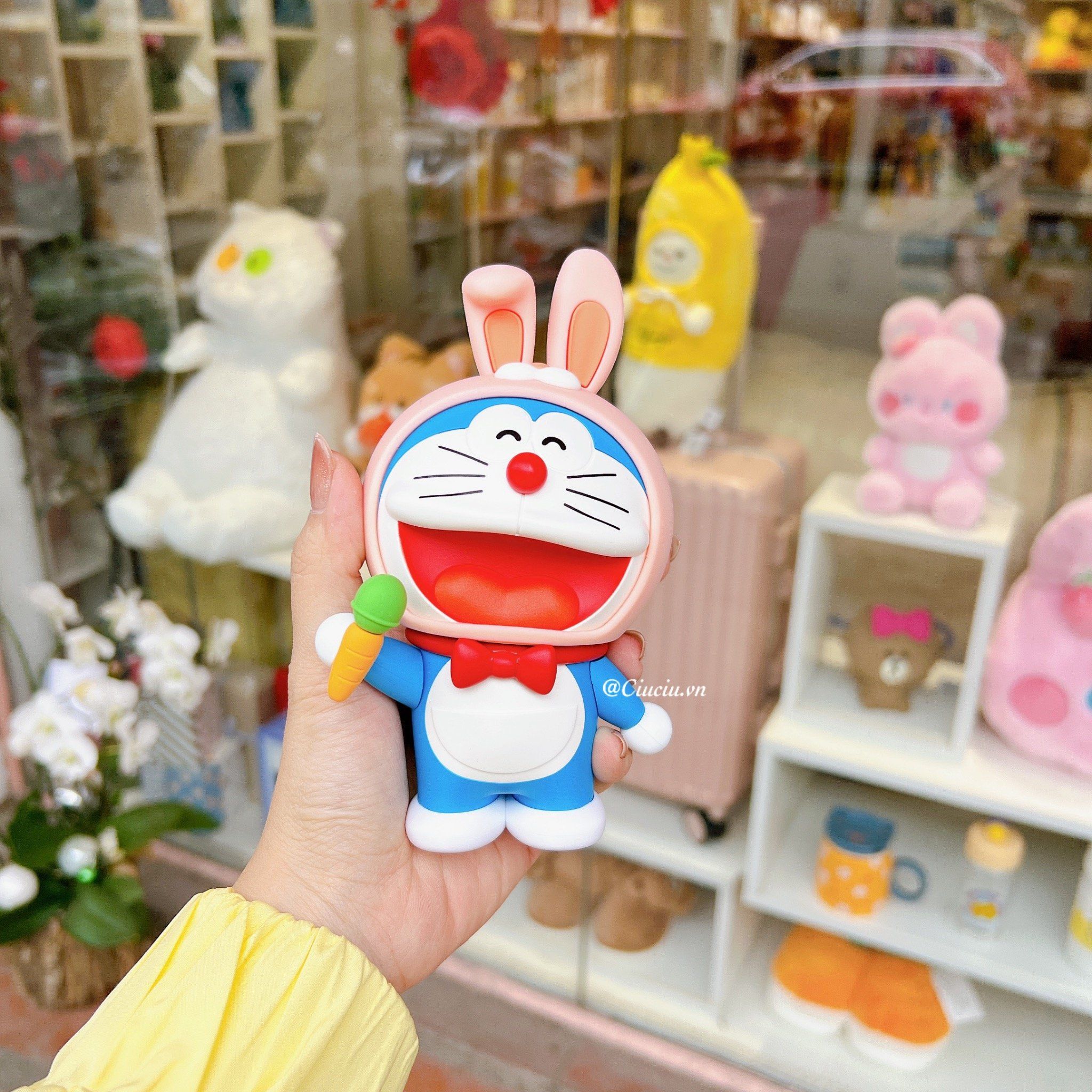  Loa Doraemon mũ thỏ 