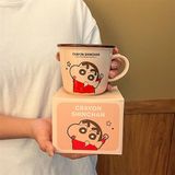  Cốc Shinchan viền màu 340ml 