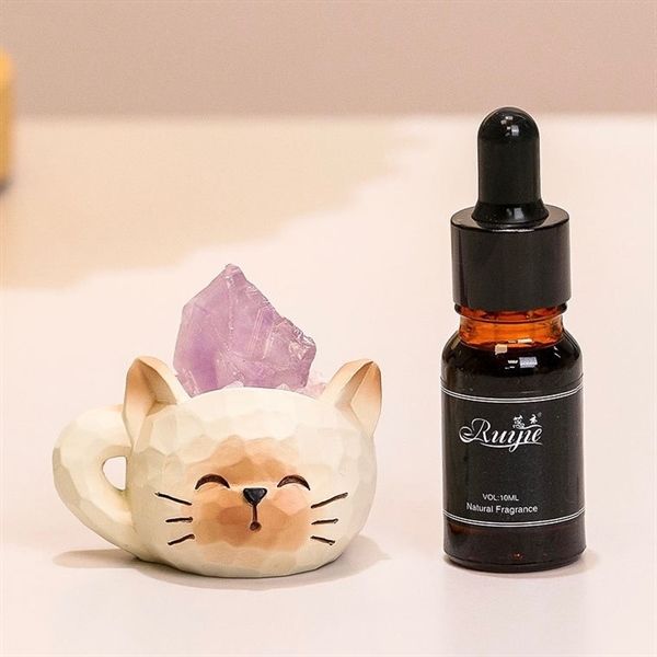  Mô hình mèo mun chậu mini 