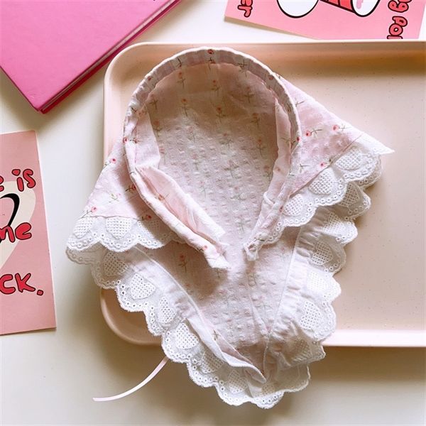  Bờm kèm khăn tam giác vintage 