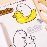  Sổ tô màu Capybara 