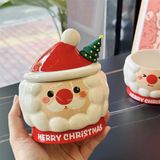  Cốc ông già Noel thìa cây 450ml 