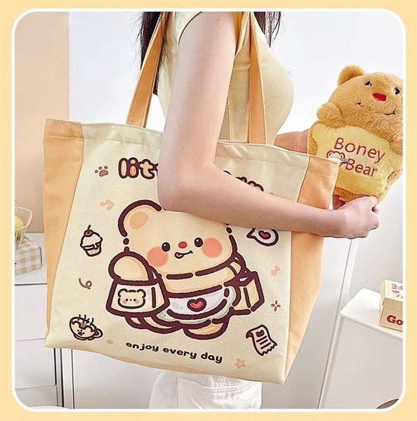  Túi tote Little Bear 30x35cm 