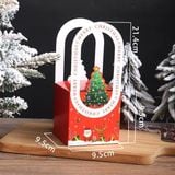  Hộp quà Giáng Sinh mini quai bầu dục dài 
