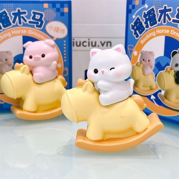  Mô hình thú cưỡi ngựa bập bênh 