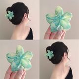  Kẹp càng cua hoa sứ màu loang 